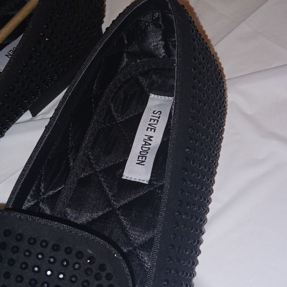Steve Madden Caviarr Bling Rhinestone Loafers - Picture 4 of 6